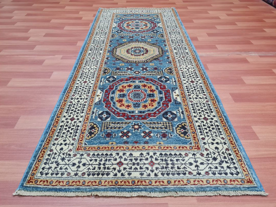 3'0X7'0 Mamluk Ziegler Runner Hand Knotted 100% Wool Area rug