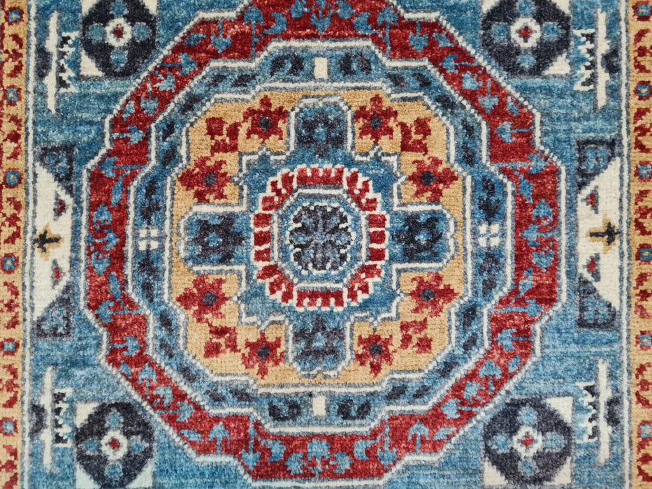 3'0X7'0 Mamluk Ziegler Runner Hand Knotted 100% Wool Area rug