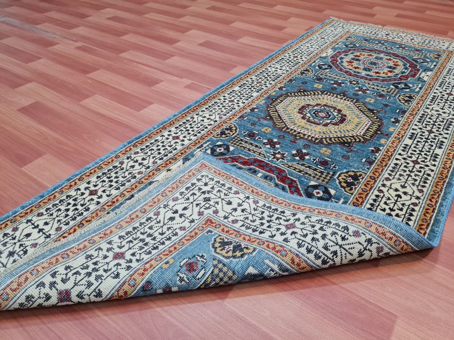 3'0X7'0 Mamluk Ziegler Runner Hand Knotted 100% Wool Area rug