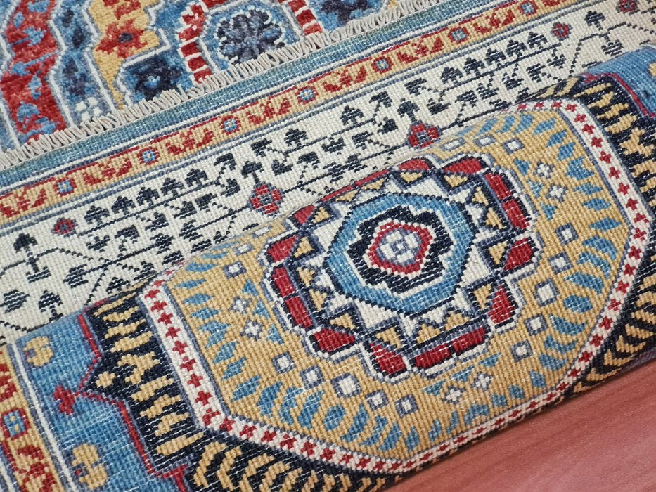 3'0X7'0 Mamluk Ziegler Runner Hand Knotted 100% Wool Area rug