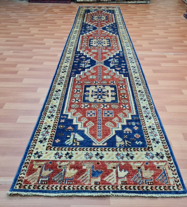 3'0X15'0 Ziegler Runner Hand Knotted 100% Wool Area rug