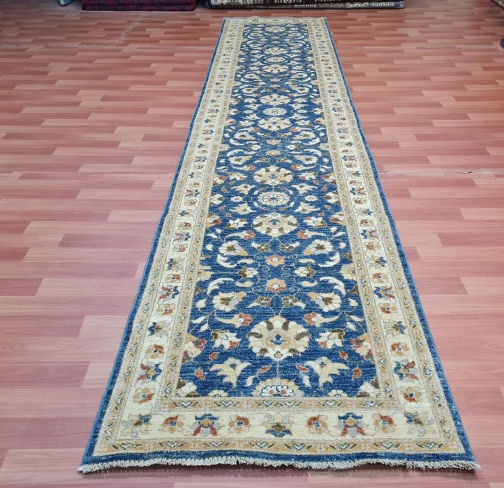 3'0X13'0 Ziegler Runner Hand Knotted 100% Wool Area rug