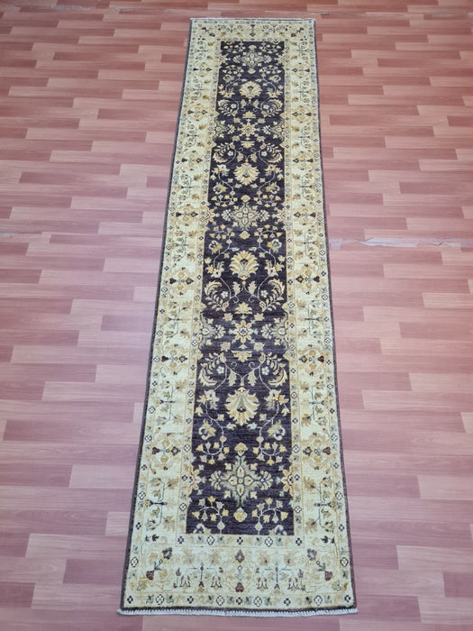 3'0X11'0 Ziegler Runner Hand Knotted 100% Wool Area rug