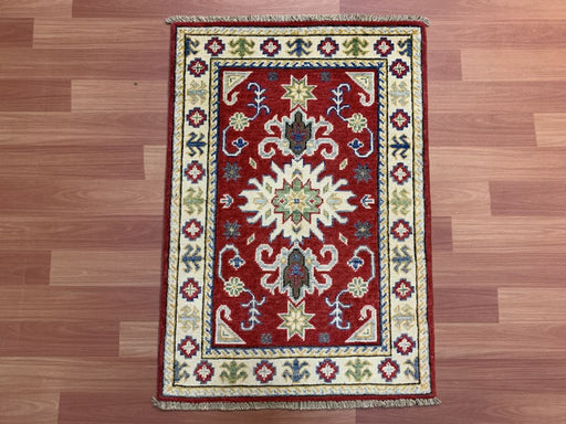 2'x3' Hand-Knotted Chobi Red/Multi Area Rug – KB Rugs