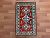 2'x3' Hand-Knotted Chobi Red/Multi Area Rug – KB Rugs