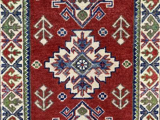 2'x3' Hand-Knotted Chobi Red/Multi Area Rug – KB Rugs