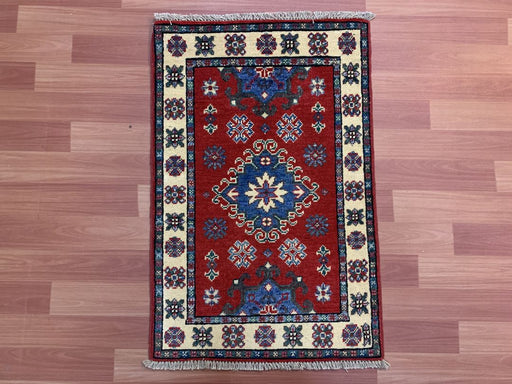 2'x3' Hand-Knotted Chobi Red/Multi Area Rug – KB Rugs