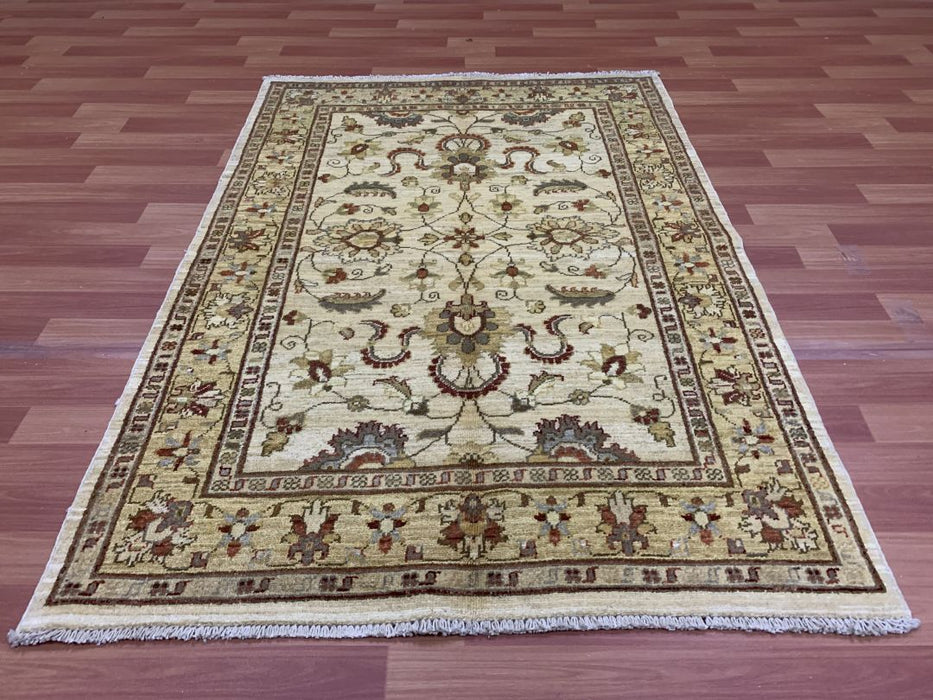 4' x 5' Ziegler Hand Knotted 100% Wool Area rug