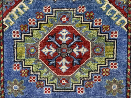 2'x3' Hand-Knotted Chobi Blue/Multi Area Rug – KB Rugs