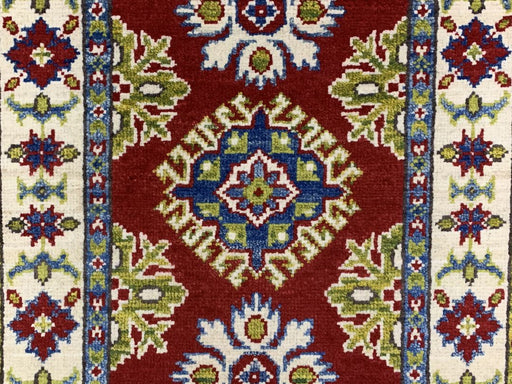 2'x3' Hand-Knotted Chobi Red/Multi Area Rug – KB Rugs