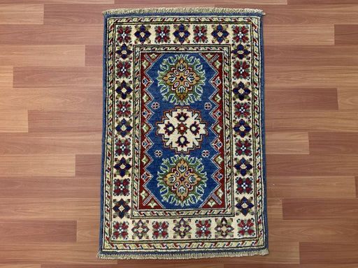 2'x3' Hand-Knotted Chobi Blue/Multi Area Rug – KB Rugs