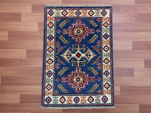 2'x3' Hand-Knotted Chobi Blue/Multi Area Rug – KB Rugs