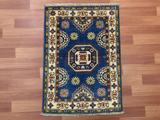 2'x3' Hand-Knotted Chobi Blue/Multi Area Rug – KB Rugs