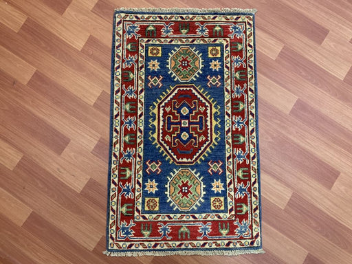 2'x3' Hand-Knotted Chobi Blue/Multi Area Rug – KB Rugs