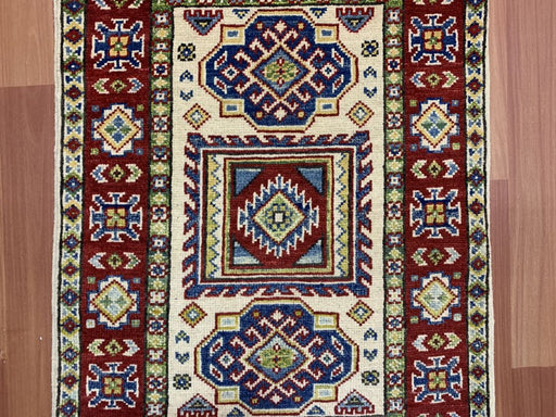 2'x3' Hand-Knotted Chobi Red/Multi Area Rug – KB Rugs