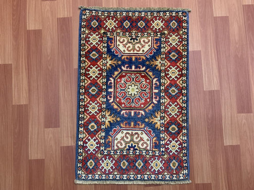 2'x3' Hand-Knotted Chobi Red/Multi Area Rug – KB Rugs