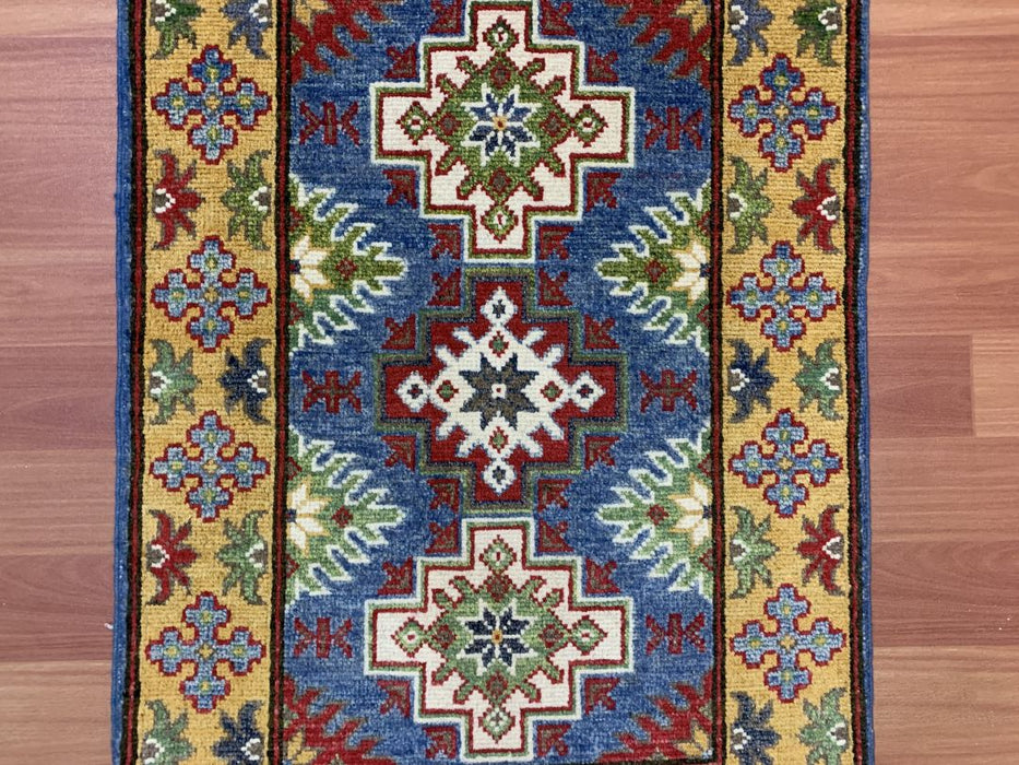 2'x3' Hand-Knotted Chobi Blue/Multi Area Rug – KB Rugs