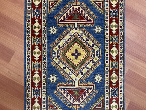 2'x3' Hand-Knotted Chobi Blue/Multi Area Rug – KB Rugs