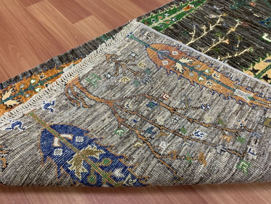 3'X10' Tribal Ziegler Hand Knotted Runner 100% Wool Area rug