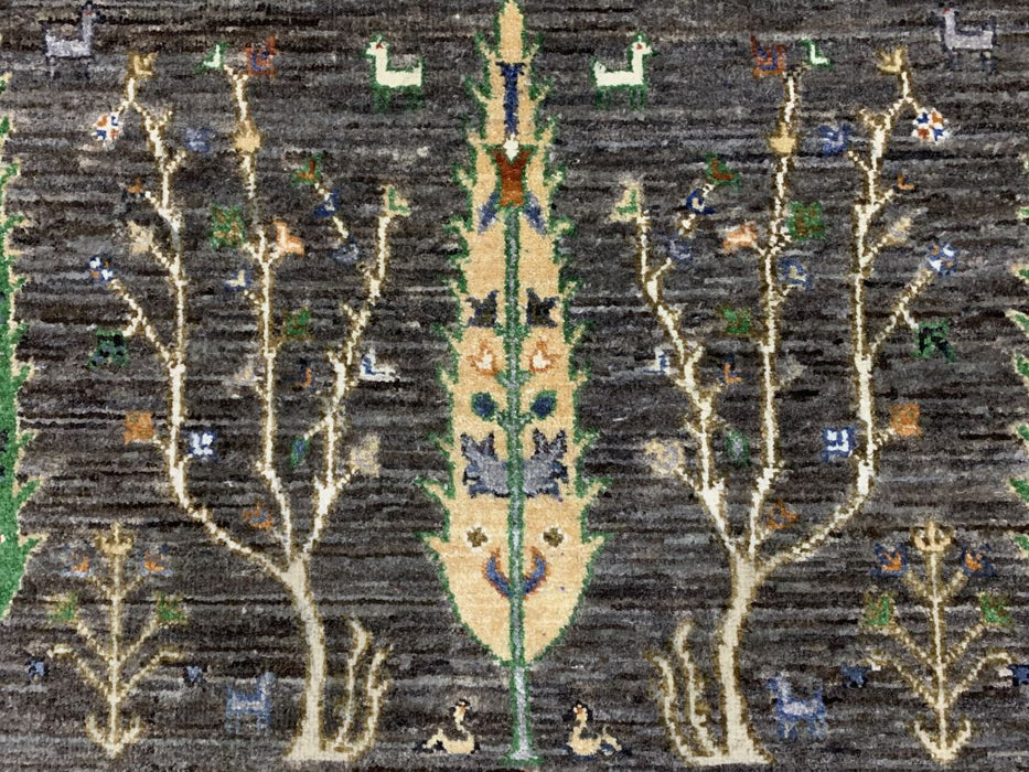 3'X10' Tribal Ziegler Hand Knotted Runner 100% Wool Area rug