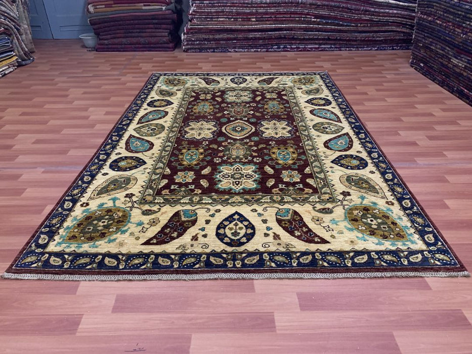 6' x 10' Ziegler Hand Knotted 100% Wool Area rug