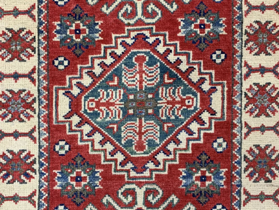 2'x3' Hand-Knotted Chobi Red/Multi Area Rug – KB Rugs