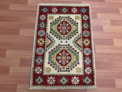 2'x3' Hand-Knotted Chobi Red/Multi Area Rug – KB Rugs