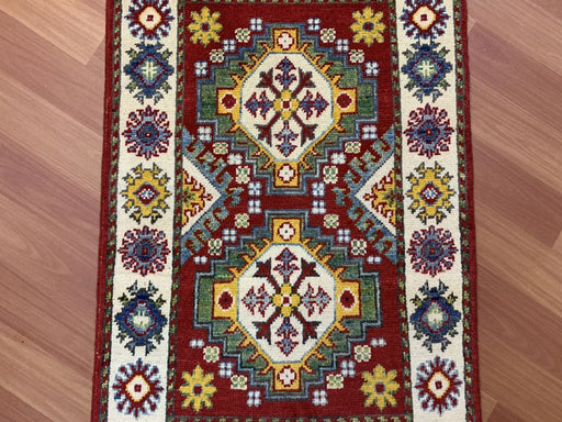 2'x3' Hand-Knotted Chobi Red/Multi Area Rug – KB Rugs