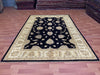 6'x9' Hand-Knotted Chobi Black/Beige Area Rug – KB Rugs