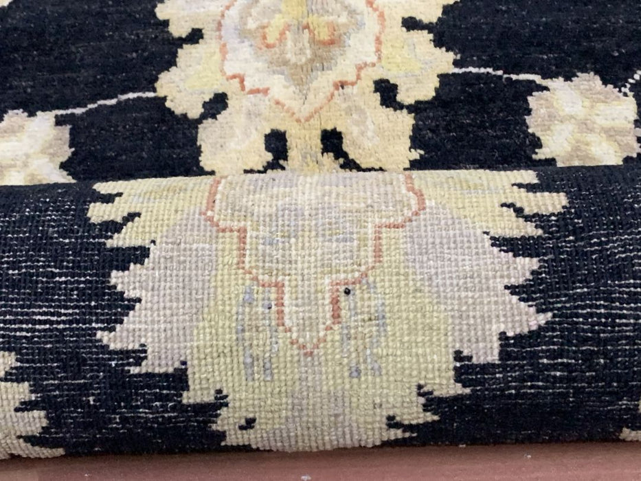 6'x9' Hand-Knotted Chobi Black/Beige Area Rug – KB Rugs