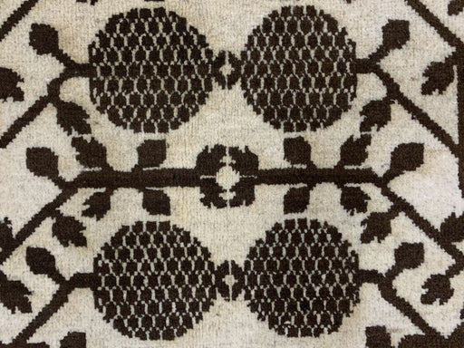 7'x10' Hand-Knotted Chobi Ivory/Brown Area Rug – KB Rugs