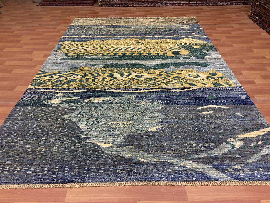 7' x 10' Modern Ziegler Hand Knotted 100% Wool Area rug