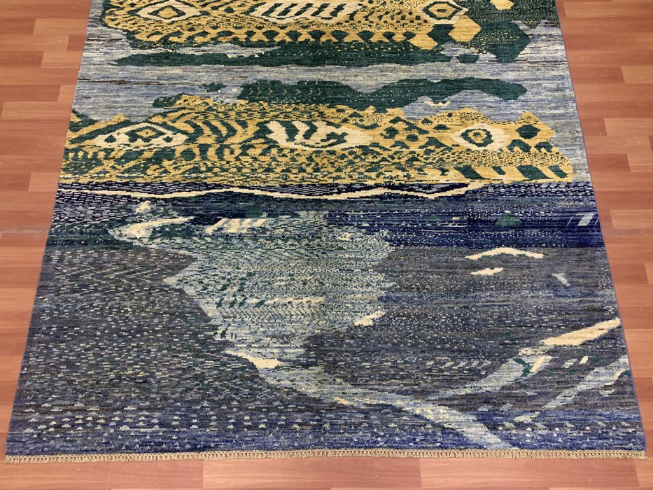 7' x 10' Modern Ziegler Hand Knotted 100% Wool Area rug