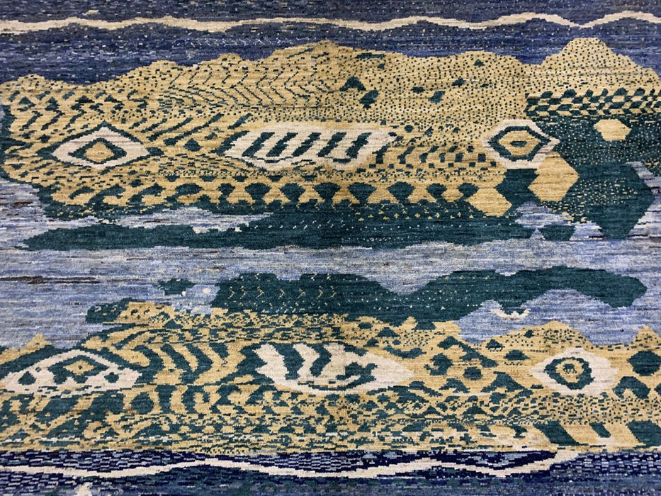 7' x 10' Modern Ziegler Hand Knotted 100% Wool Area rug