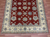 7'x10' Hand-Knotted Chobi Ivory/Red Area Rug – KB Rugs