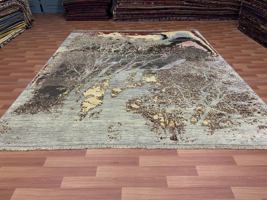 8' x 10' Modern Ziegler Hand Knotted 100% Wool Area rug
