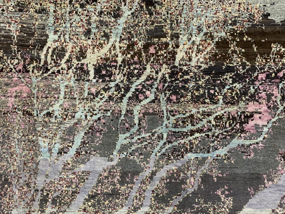 8'x10' Hand-Knotted Chobi Green/Multi Area Rug – KB Rugs