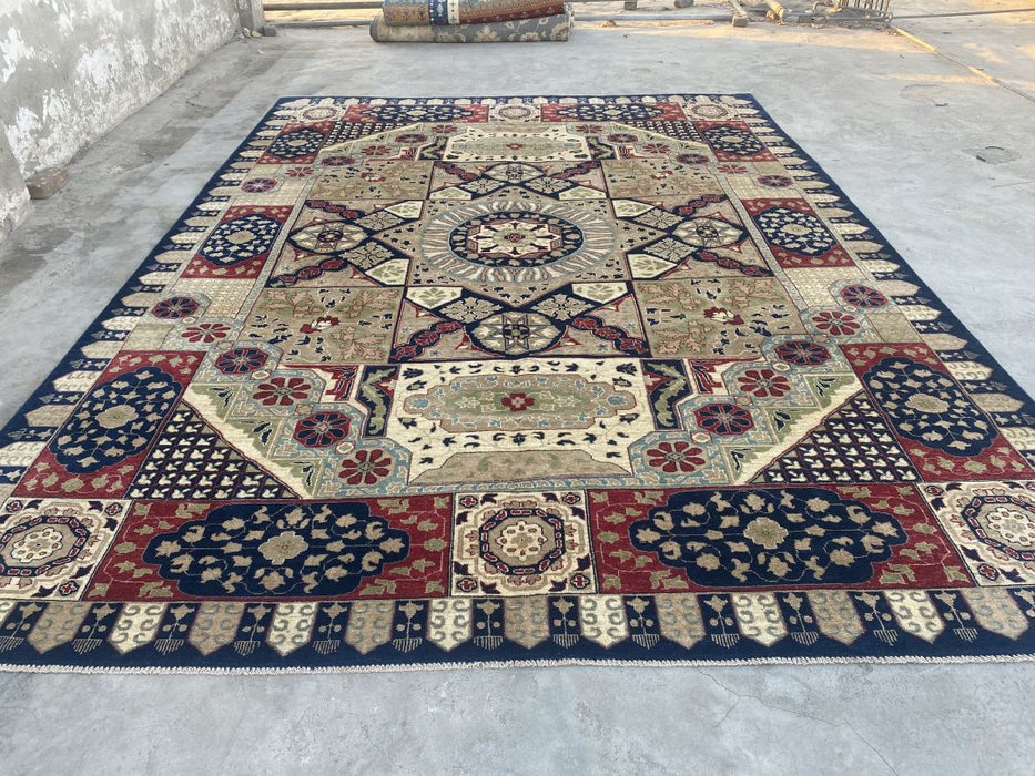 9'10"X13'6" Mamluk Ziegler Hand Knotted 100% Wool Area rug