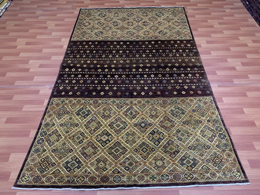 7'x10' Hand-Knotted Tribal Chobi Brown/Beige Area Rug – KB Rugs