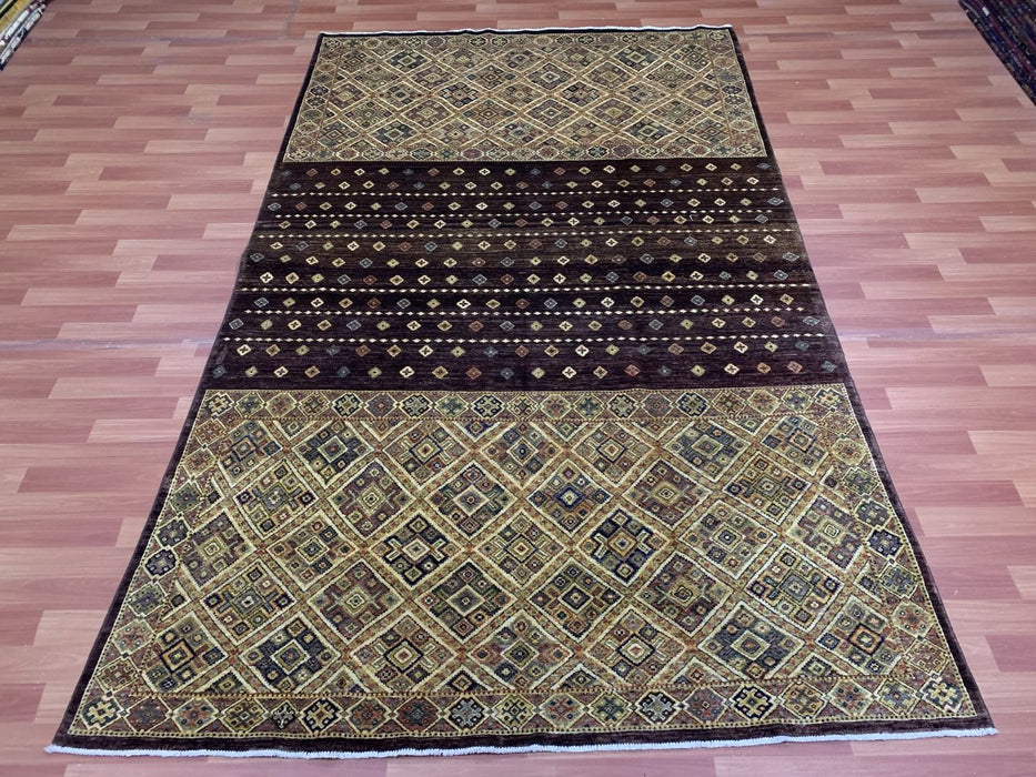 6' x 10' Tribal Ziegler Hand Knotted 100% Wool Area rug