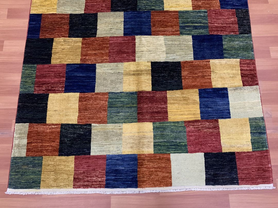 5'x8' Hand-Knotted Chobi Multi Area Rug – KB Rugs