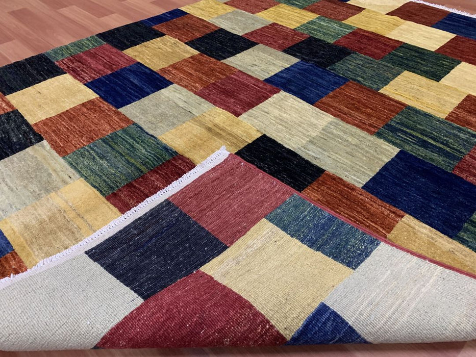 5' x 7' Modern Geometrical Ziegler Hand Knotted 100% Wool Area rug