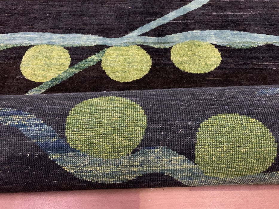 7'x10' Hand-Knotted Modern Chobi Green/Blue Area Rug – KB Rugs