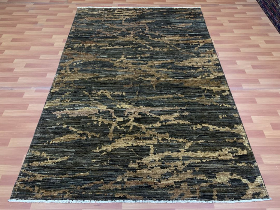 6' x 9' Modern Ziegler Hand Knotted 100% Wool Area rug