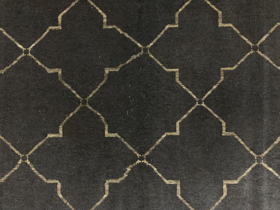 5' x  7' Modern Geometrical Ziegler Hand Knotted 100% Wool Area rug