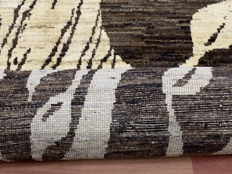 6'x9' Hand-Knotted Chobi Brown/Beige Area Rug – KB Rugs