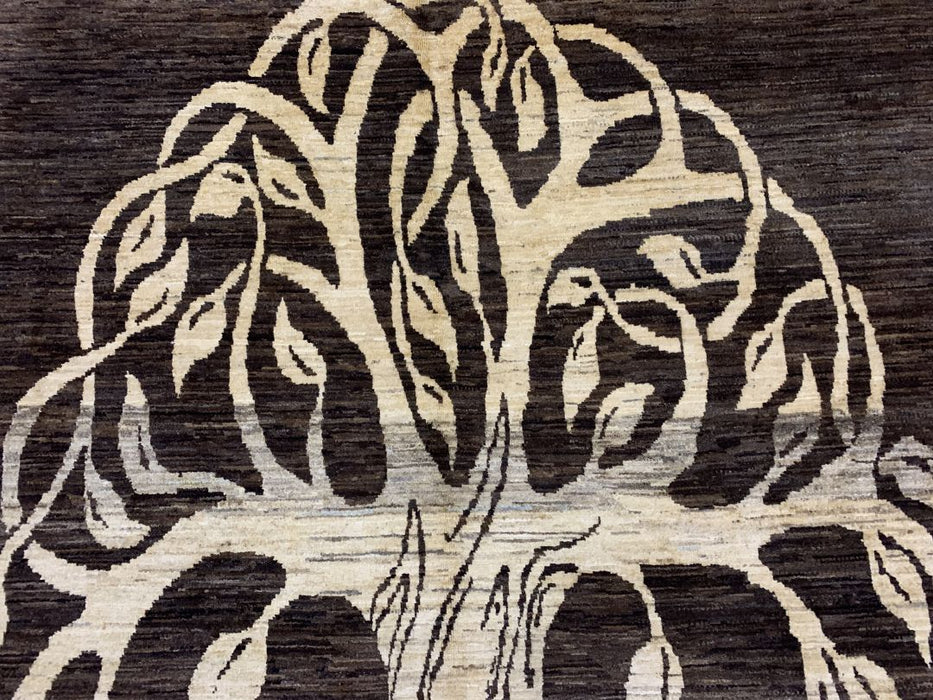 6'x9' Hand-Knotted Chobi Brown/Beige Area Rug – KB Rugs