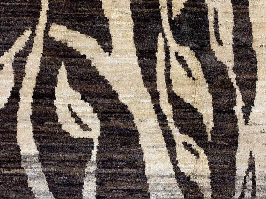 6'x9' Hand-Knotted Chobi Brown/Beige Area Rug – KB Rugs