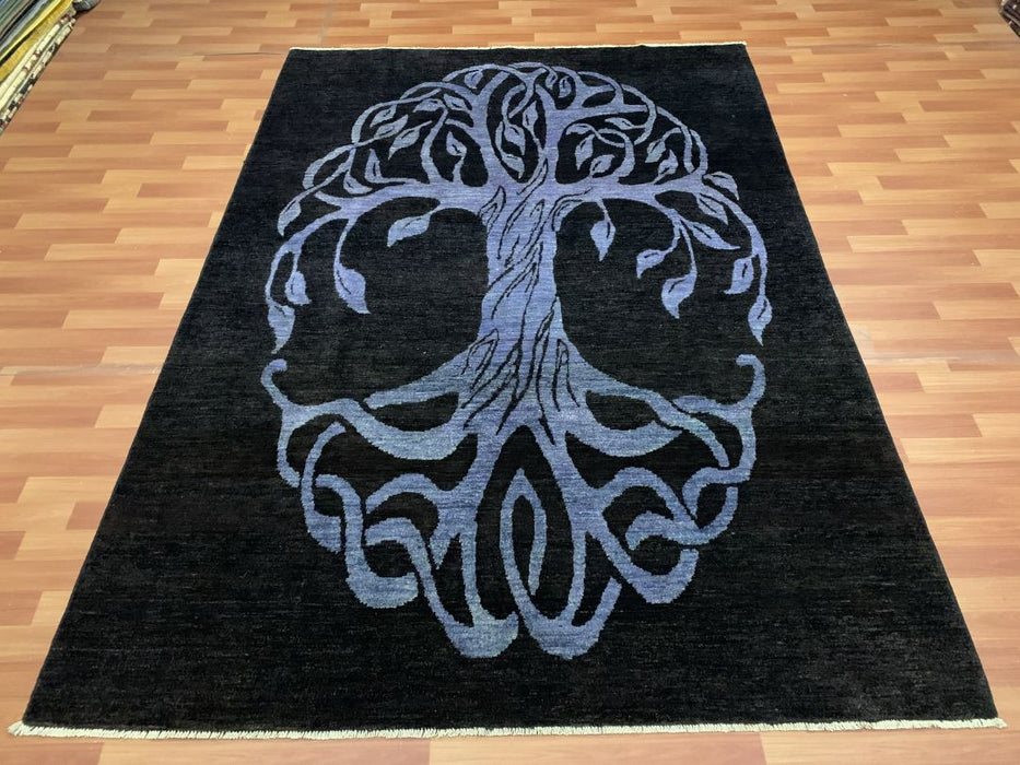 7' x 9' Tree of Life Ziegler Hand Knotted 100% Wool Area rug