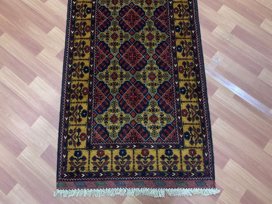 3' x 10' Hand Knotted Tribal Runner 100% Wool Area rug